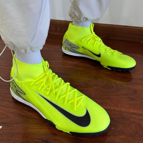 Nike SUPERFLY 10 ACADEMY男款绿色舒适耐磨休闲足球鞋FQ8331-700