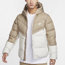 Nike Storm-FIT 男子连帽拉链防风保暖长袖面包羽绒服 DV1132-247
