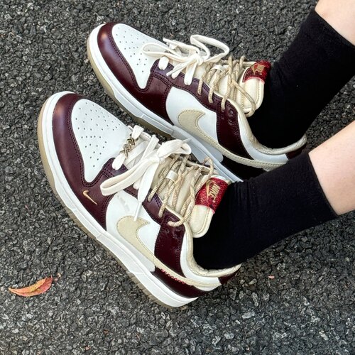 Nike Dunk Low CNY 女子蛇年白金红低帮潮流休闲板鞋 HV5991-171