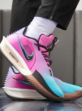 Nike G.T. Cut 3 Turbo EP男女同款蓝粉耐磨低帮篮球鞋HV9919-900