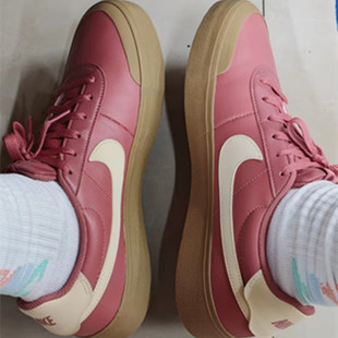 Nike IB2316 Court 男子粉色柔软舒适低帮耐磨板鞋 600 Shot 耐克