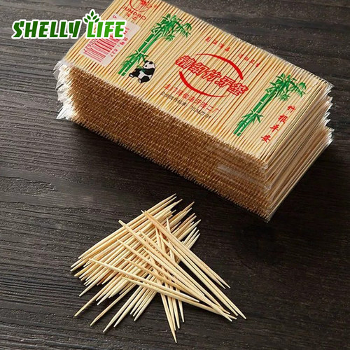 生活家用实惠装水果签便携一次性双头精细酒店餐厅家庭用剔牙竹签