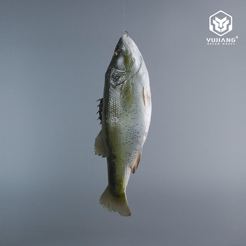 仿真鲈鱼模型假鱼类摆件定制