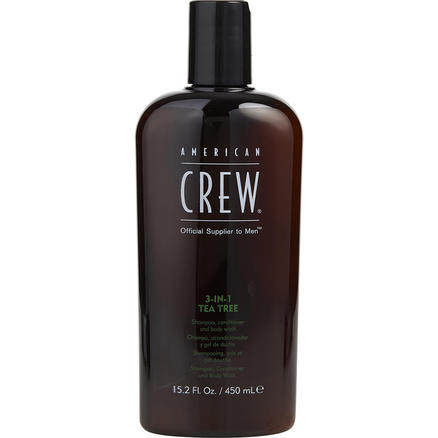 AMERICAN CREW美国队员茶树精华多效3合1洗发护发沐浴450/1000ml