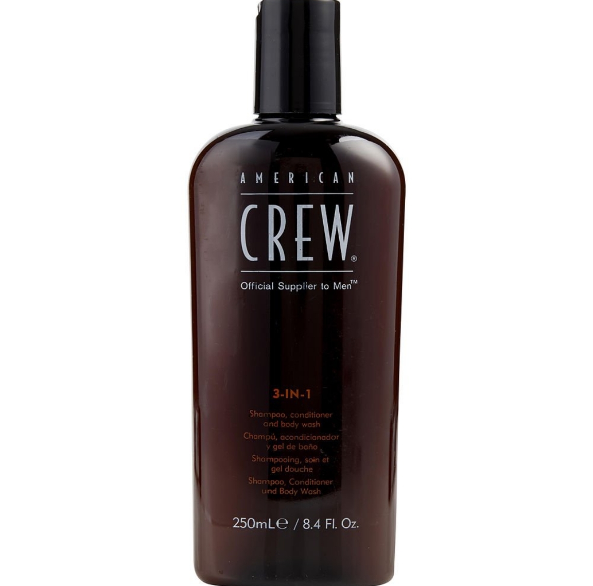 AMERICAN CREW 3 in 1美国队员男士多效3合1洗发护发沐浴露250ml