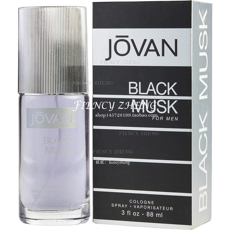 Jovan Black Musk祖梵坏男人黑麝香男士古龙水 Cologne 90ml