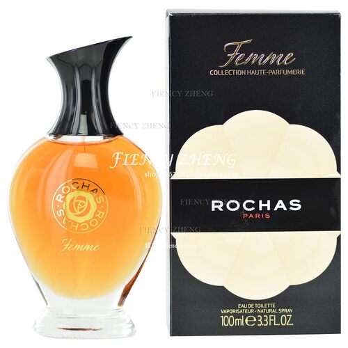 ROCHAS Femme罗莎罗莎女士淡香水 EDT 100ml 2013版花香型-封面