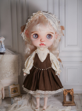 blythe小布娃衣衣服套装“可可庄园的蕾丝信笺”ob22ob24田园新款