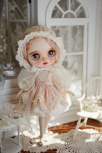 blythe小布娃娃娃衣衣服”浆果花开”洋装新款ob22ob24