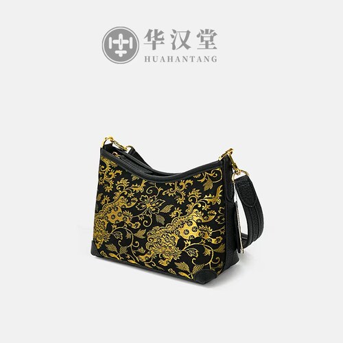 【小流浪家族】非遗宋锦上久楷名家宋锦古钱三多女牛皮包19*8*15