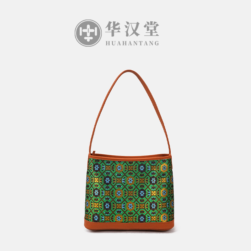 【女明星中托特】非遗宋锦包中式手提单肩包时尚托特包轻便休闲包