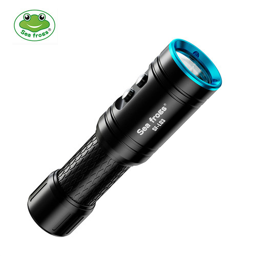 海蛙潜水专用手电筒多功能可充电