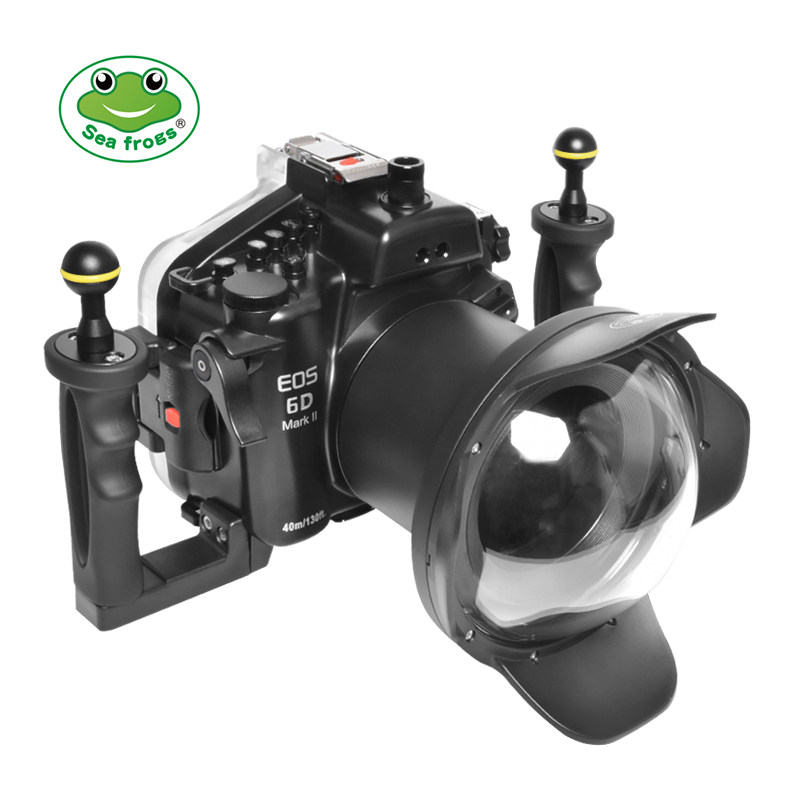 seafrogs/海蛙相机潜水防水壳佳能6D2单反相机潜水罩水下摄影装备