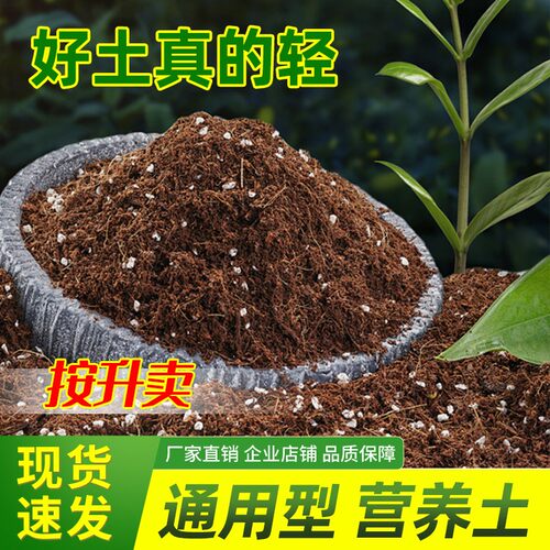 营养土养花通用型月季花专用土绣球泥炭土透气种植土有机种菜土壤