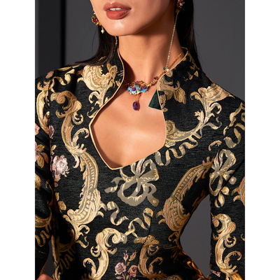 扶郎2022原创小众修身包臀领