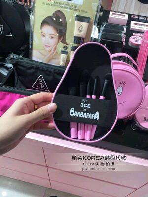 现货韩国巴巴爸爸限量化妆刷