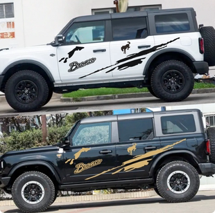 贴纸 饰车身越野泥点汽车改装 适用于福特烈马车贴拉花Bronco个性 装