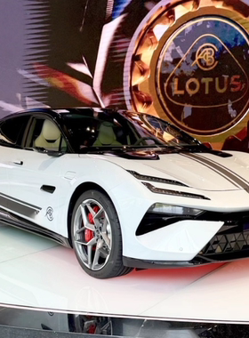 适用于路特斯EMEYA繁花车贴拉花 ELETRE改装车身机盖侧裙装饰贴纸