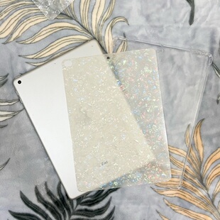 乐天Kobo Clara Colour透明背卡适用Libra2电子阅读书BW贝壳纹镭射卡纸保护套爱心星星极光闪粉银色蝴蝶幸运