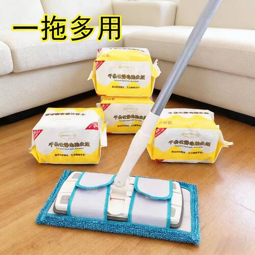 千朵云除尘纸拖把两夹式拖把头