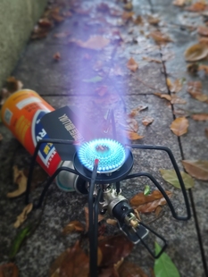 Go兄弟连黑化蜘蛛炉SOTO户外露营点火器折叠大功率卡式 310 稳压ST