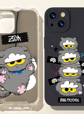 GD权志龙同款zoa猫手机壳适用华为P70P50一加ACE3镜面Mate60pro荣耀300OPPOReno14可爱VIVOS20小米15三星S25