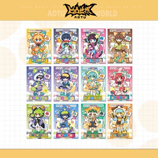 官方正品七创社凹凸世界晚安日记系列正版周边Q版角色明信片套组