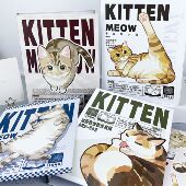 可爱萌猫同学录小学生六年级小众日系ins风初中可拆活页纪念册