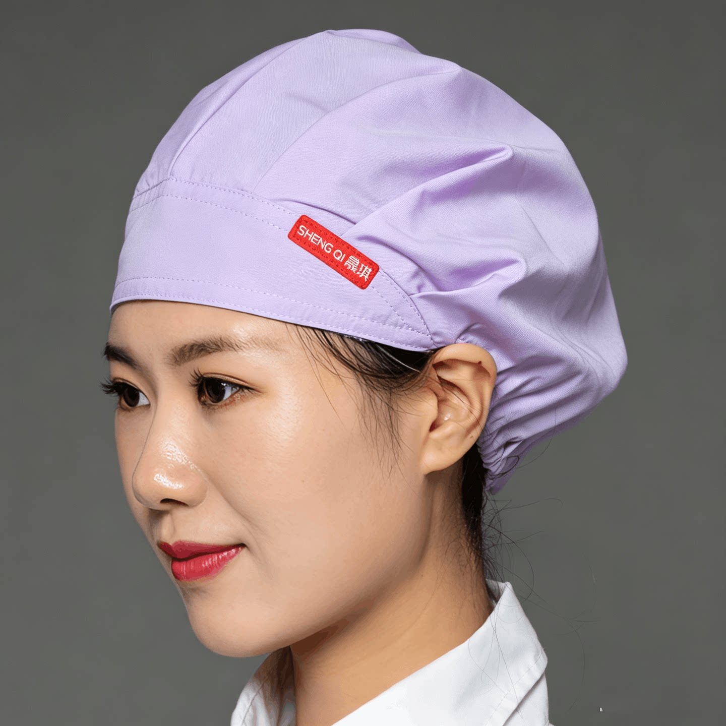 厨师帽女厨房家用做饭炒菜防油烟防掉发餐饮卫生帽车间防尘帽透气