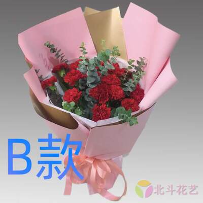 生日贺寿康乃馨陕西西安花店送花雁塔区阎良区临潼区同城鲜花快递