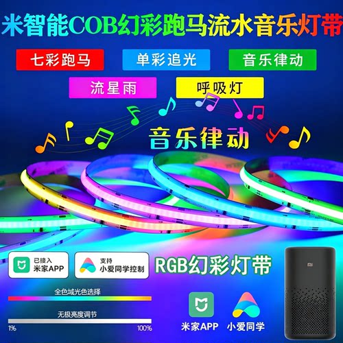 智能七彩RGB幻彩灯带追光流水