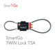 TSA密码 lock 锁行李箱挂防盗锁托运海关锁 Twin 香港SmartGo