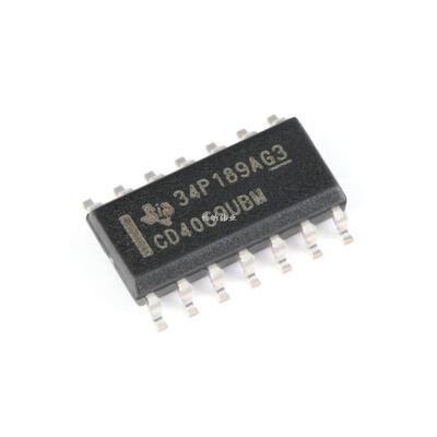 原装正品 CD4069UBM96 SOIC-14 CMOS六个反相器 贴片逻辑芯片