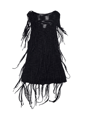 TEAMGEEK 手工流苏镂空针织背心