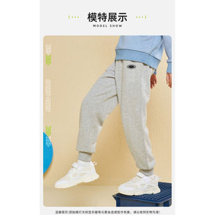 儿童裤子男童秋季款长裤2025新款男孩薄款运动裤秋装休闲卫裤