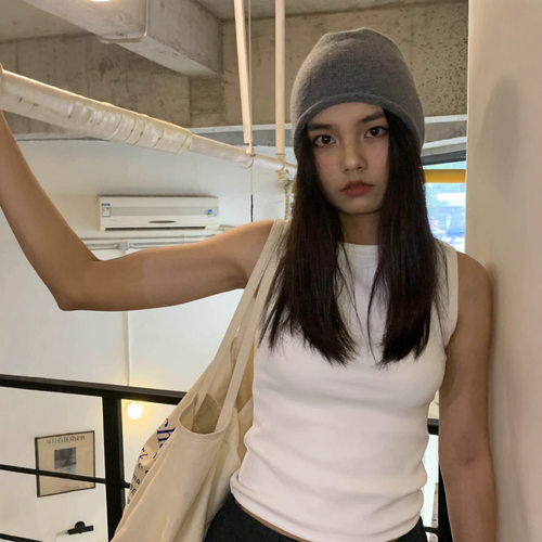 ZY87ZM719百搭休闲上衣内搭方领背心女2026夏新款遮副乳吊带无袖