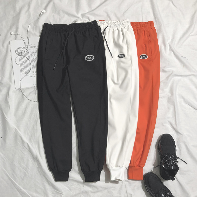 港风束脚男士运动休闲裤韩版潮流九分裤子ulzzang女情侣弹力潮裤a|ruв категории Мужская одежда, брюки - от Buy2taobao.com для оказания профессиональной услуги покупки агента Taobao