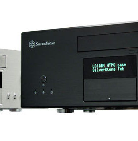 银欣SilverStone机箱LC16B铝面板按键VFD显示屏MCE摇控器HTPCHIFI