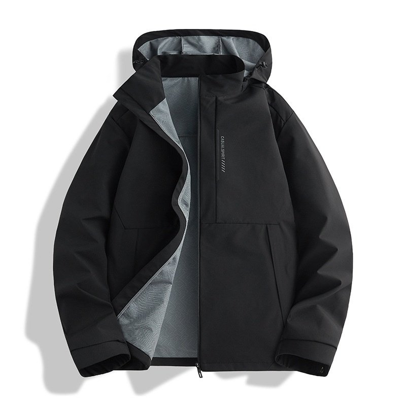 春秋新款冲锋衣男女情侣款纯色单衣爆款可脱卸帽大码纯色运动夹克,女装/女士精品,T恤,淘宝优惠券,粉丝福利购,淘宝优惠卷