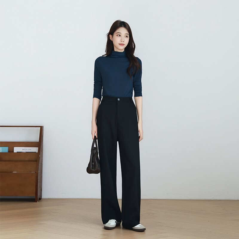 时尚百搭宽松西裤女士2025春秋季新款爆款休闲减龄小个子洋气下装