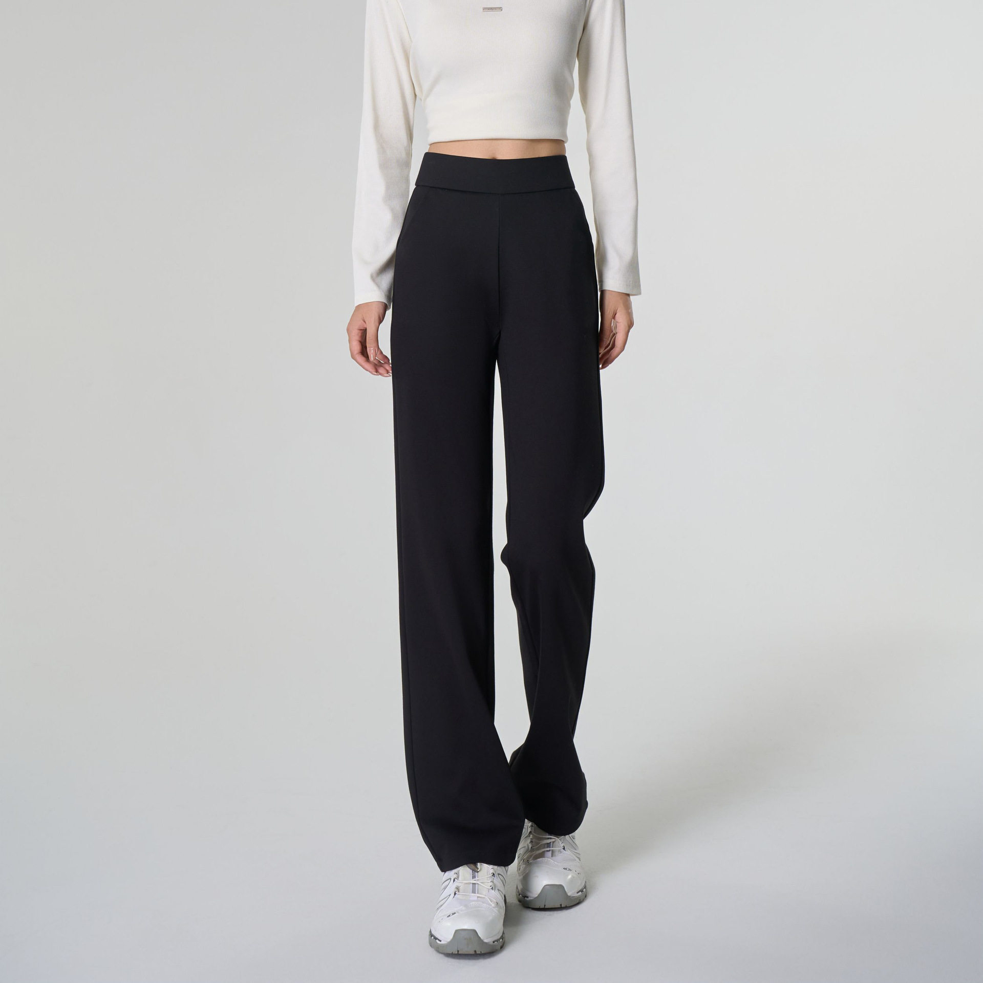 【西装阔腿裤】2026女装春新品显瘦垂感拖地直筒休闲西裤阔腿裤