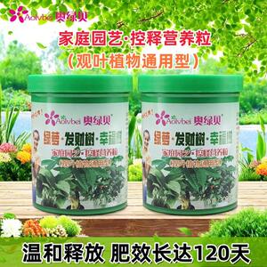 奥绿贝原装控释营养粒发财树幸福树绿萝绿植植物通用型长效花肥料