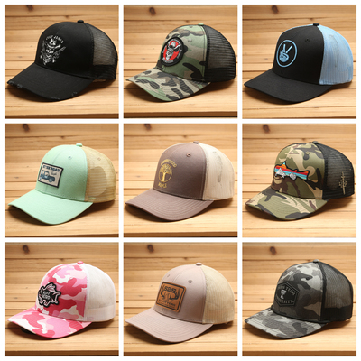 欧美小众杂款圆顶透气网眼休闲