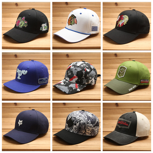 3月ins美式 CAP 春夏潮牌球队联名街头硬顶弯檐刺绣棒球帽baseball