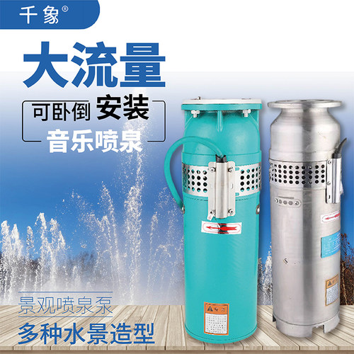 不锈钢景观喷泉潜水泵立卧式
