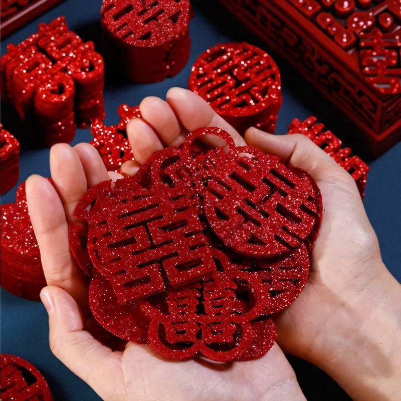 新娘手抛迷你果盘喜撒婚房布置