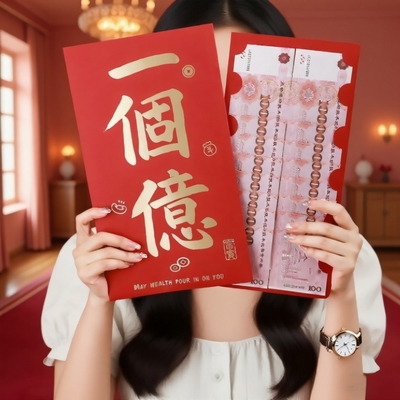 创意晒圈个性十足的节庆大红包