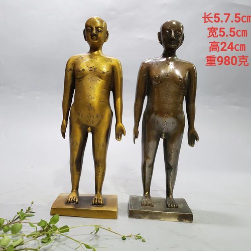 全铜经络穴位人复古怀旧中医馆