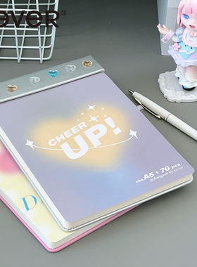 never元宇宙A5拍纸本多功能磁性板夹女生高颜值学生文具allinone