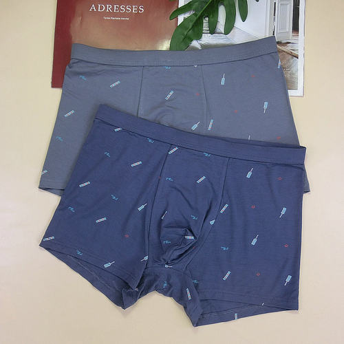 杜比骑士柔软男士平角高腰内裤头